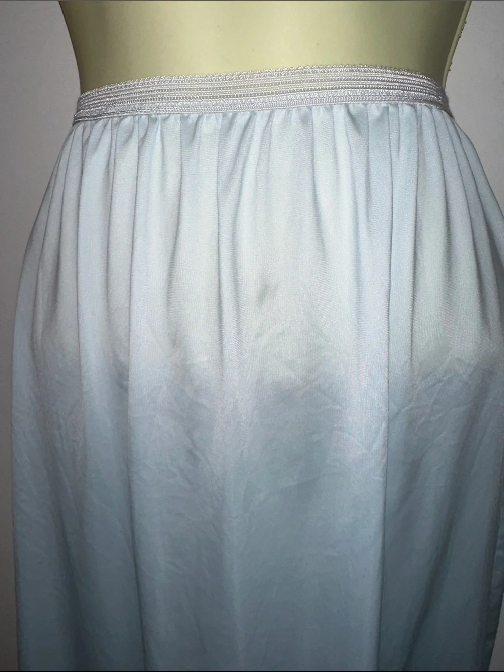 Vintage 60s Pinehurst Lingerie Light Blue Lace-Hem Half Slip‎ - Picture 2 of 7